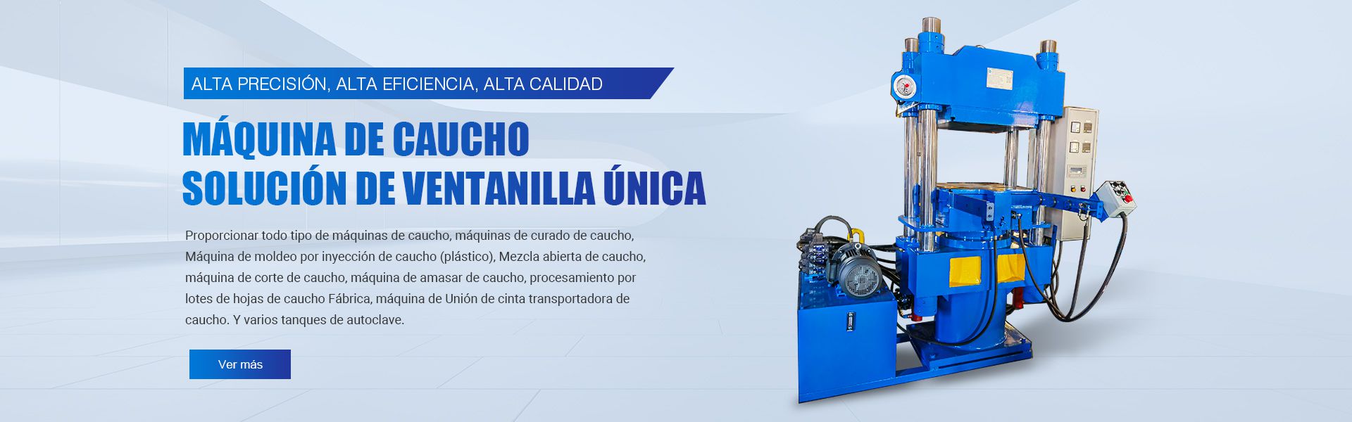 Extrusora de caucho de alimentación en frío